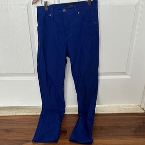 Karen Kane Blue Straight-Leg Pants size 8